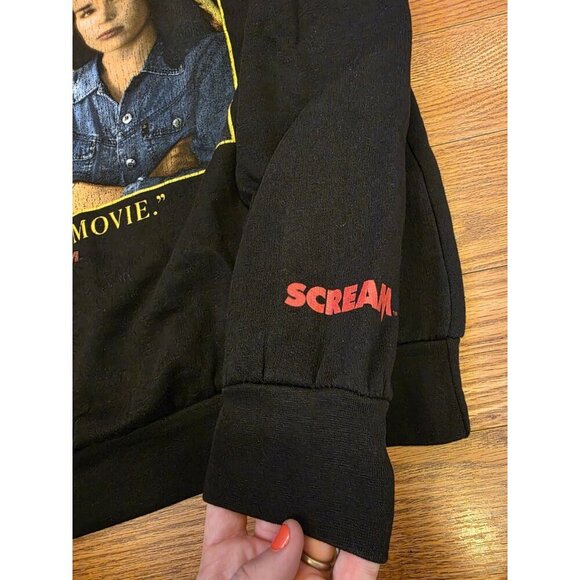 Scream Sydney Prescott Crewneck Mens Sz M‎ Black Ripple Junction Hot TopicNEW - Picture 4 of 7